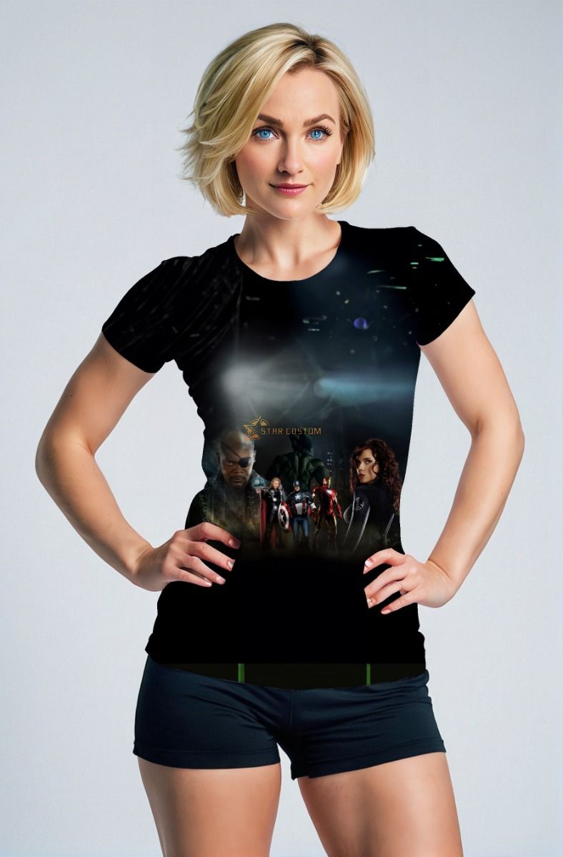 Black Avengers Hero Squad T‑Shirt