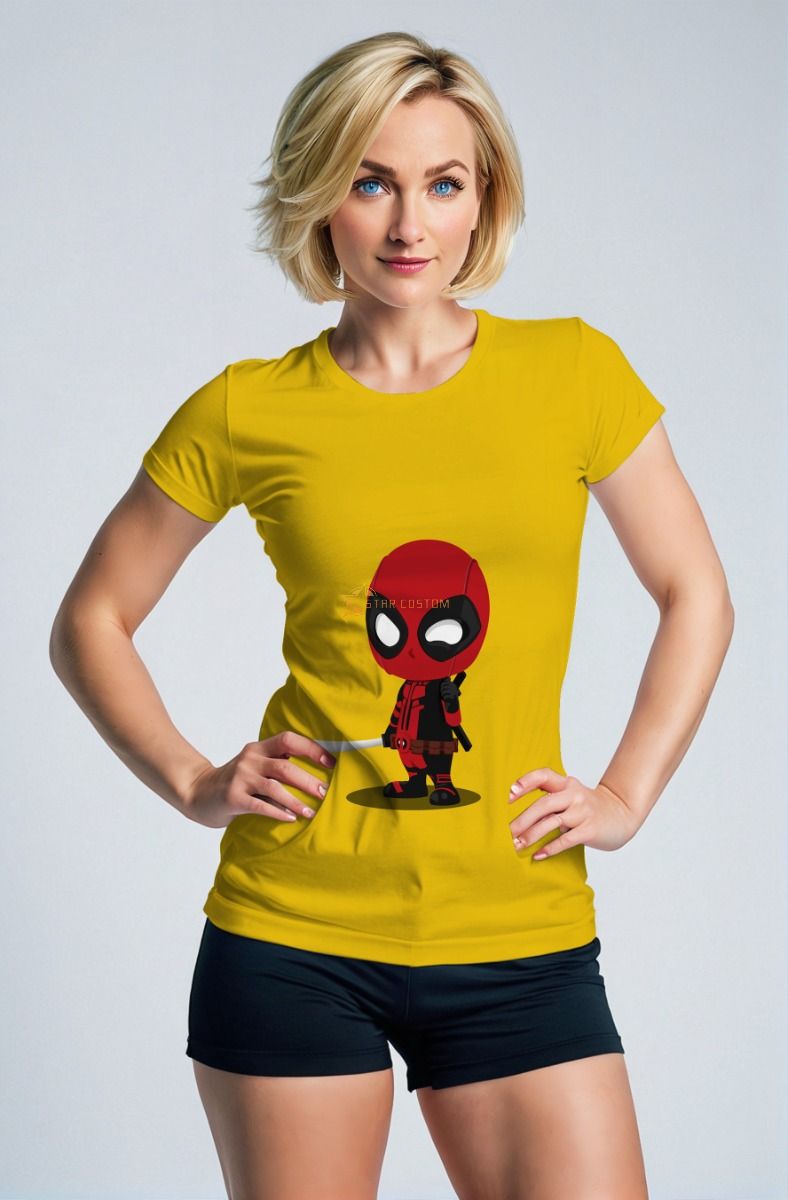 Mini Merc Graphic Apparel – Bright Yellow T‑Shirt