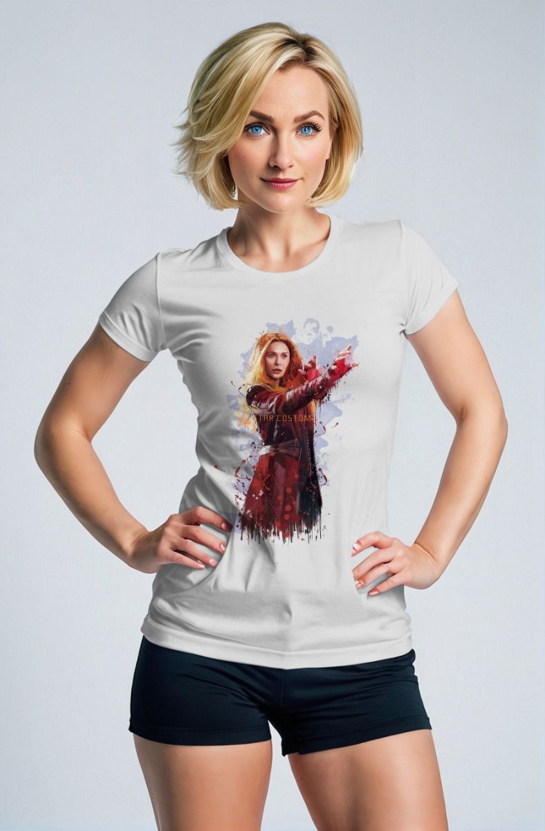 Light Gray Mystic Hero Graphic T‑Shirt