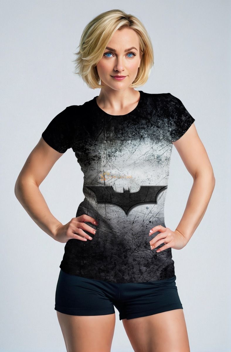 Black & Gray T-Shirt – Minimal Heroic Symbolism