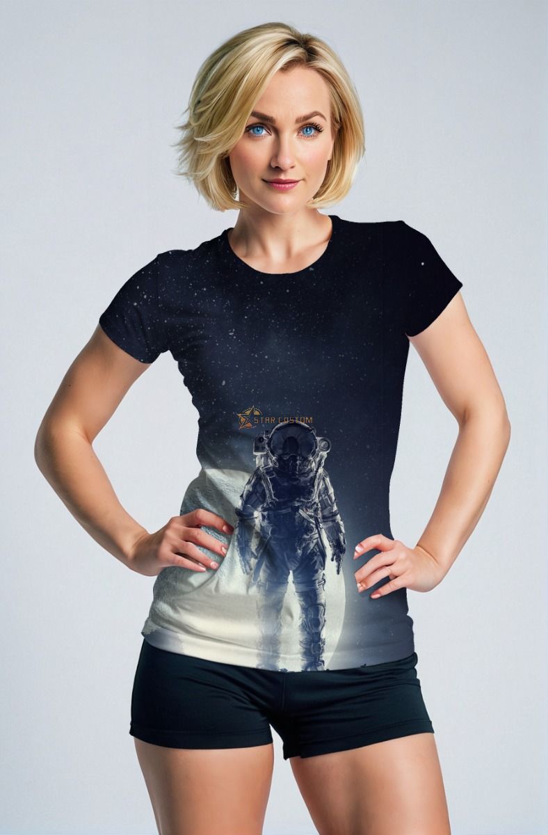 Starlit Mission Tee – Deep Space Shadow Edition