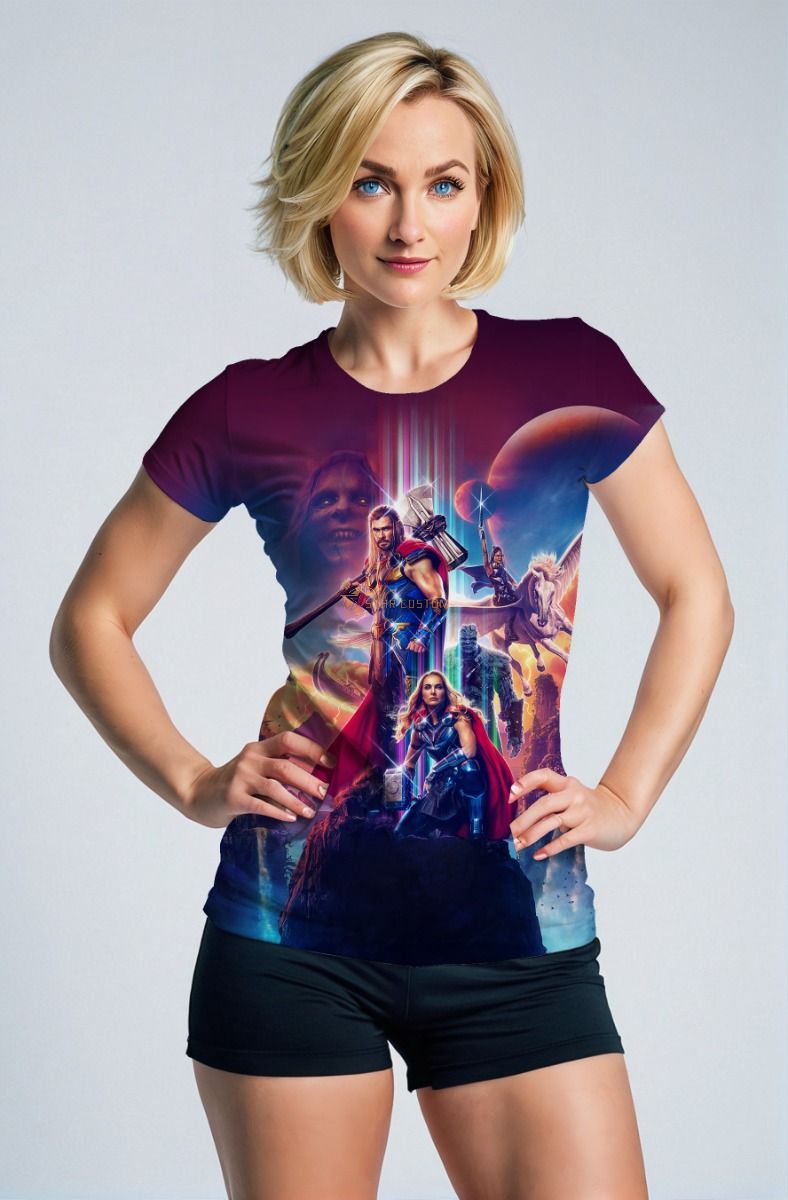 Twin Hammers Tee – Cosmic Maroon Clash Edition