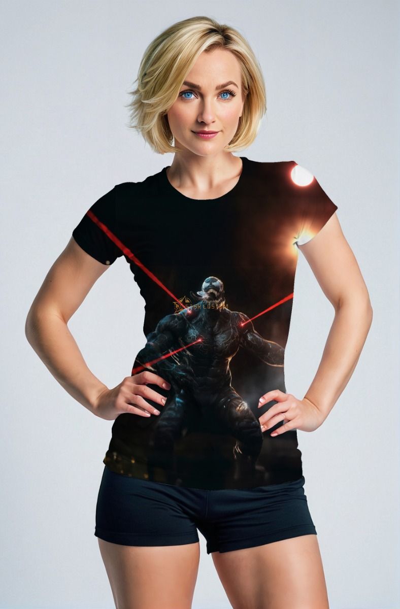 Black Laser Crossfire Venom Tee – Tactical Night Mode