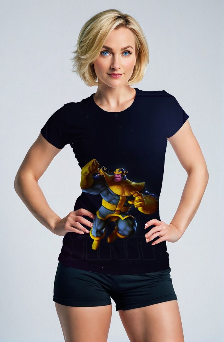 Dark Blue Thanos T-Shirt – Comic Power Pose