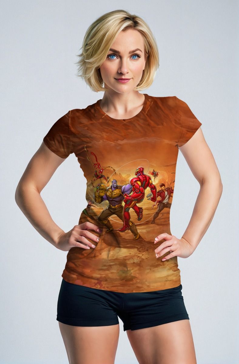 Brown Hero Showdown T-Shirt – Ultimate Face-Off