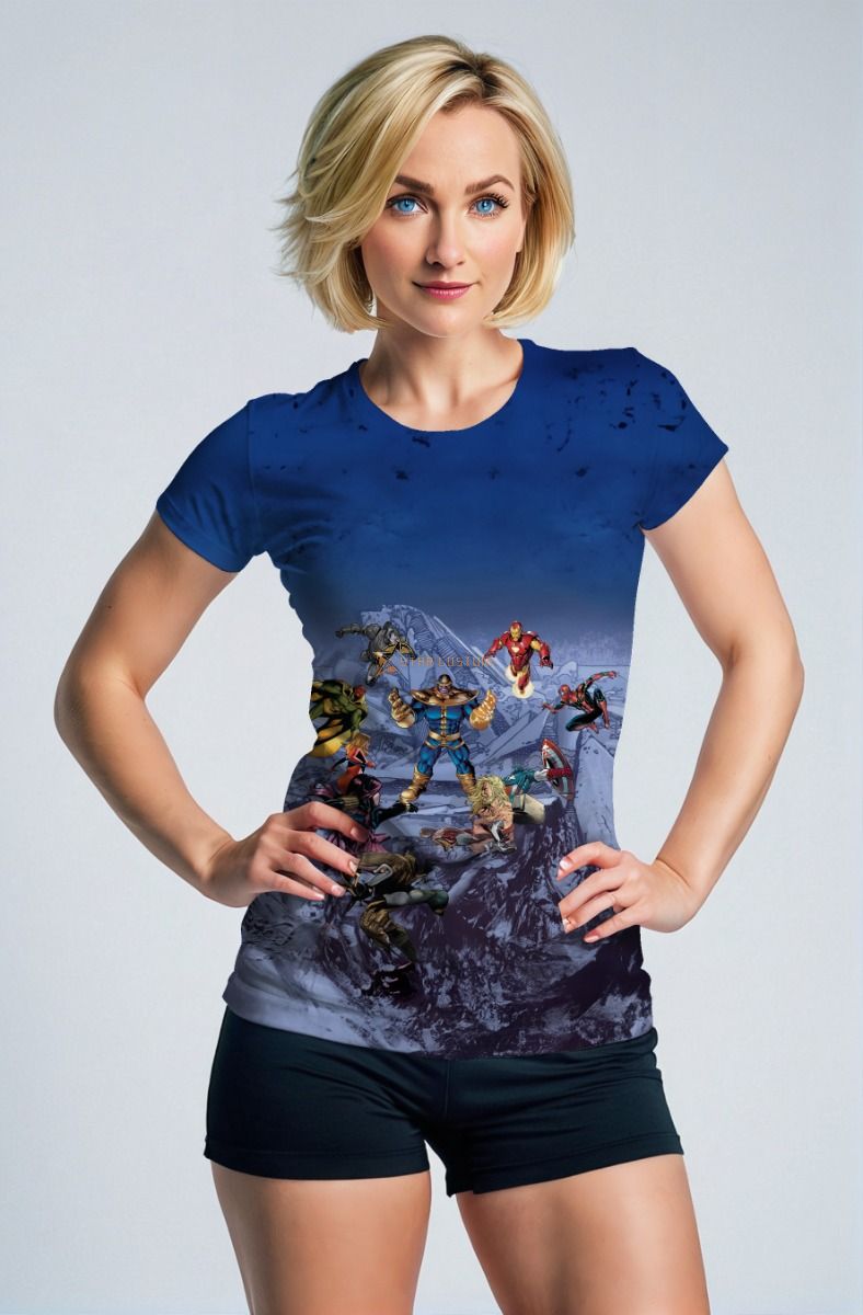 Navy Ice Battlefield T-Shirt – Superhero Resistance