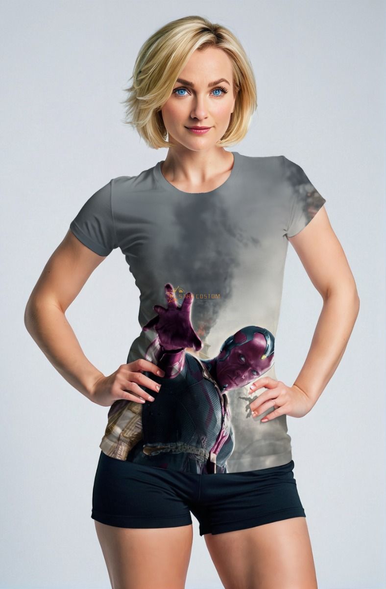 Vision Combat City T-Shirt – Marvel Cinematic Style