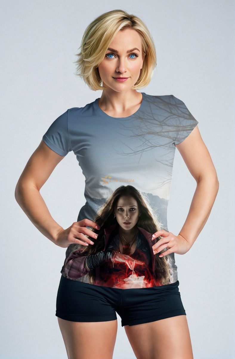 Scarlet Witch Frostbound Battle T-Shirt – Marvel Magic Series