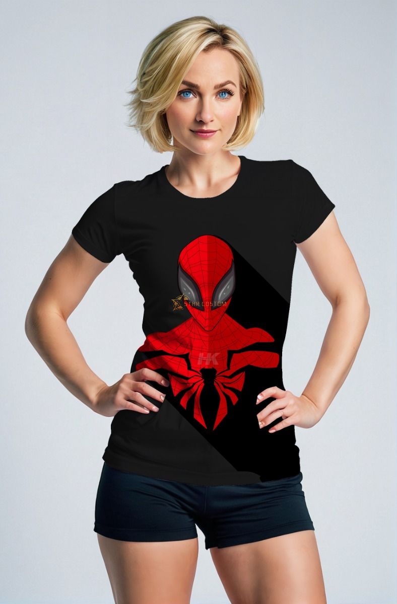Red Web Hero T-Shirt – Minimal Spider Design
