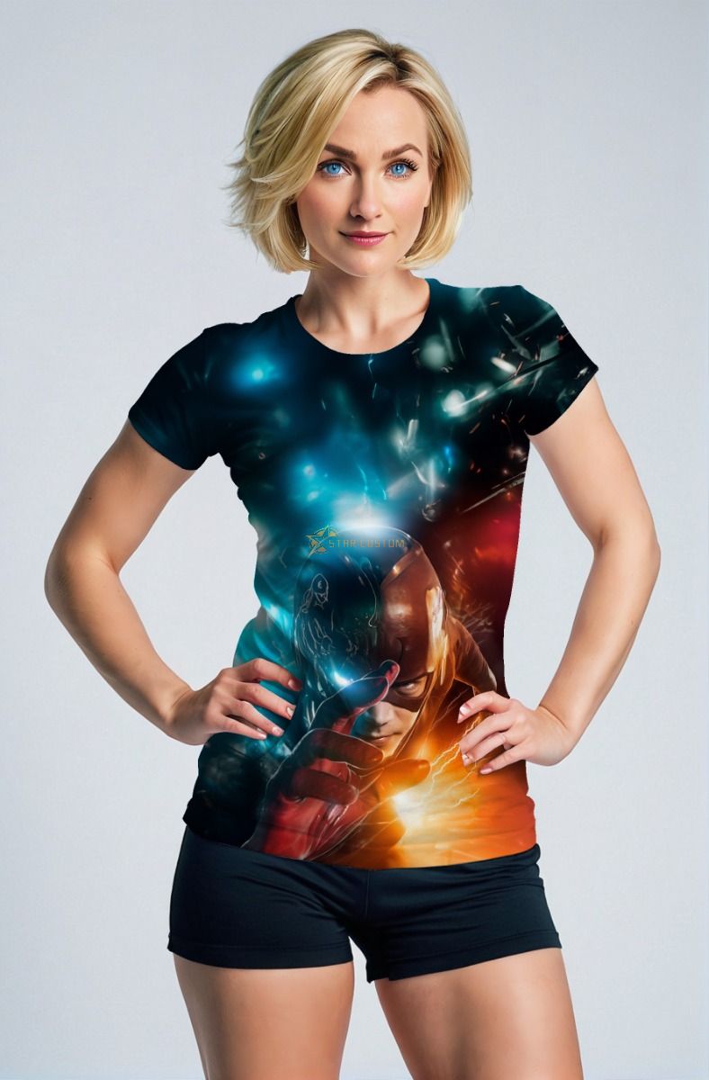 The Flash T-Shirt – High-Speed Hero Cinematic Pose