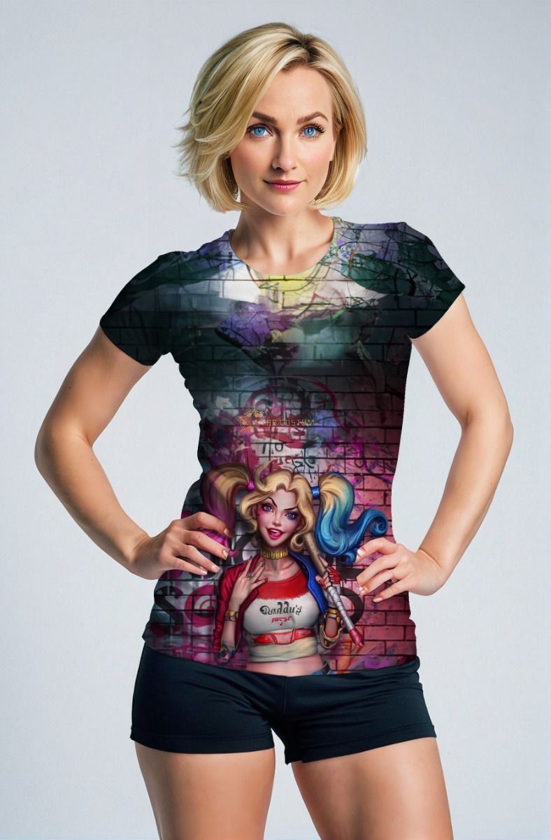 Harley Quinn Graffiti Street T-Shirt – Daddy’s Lil Monster