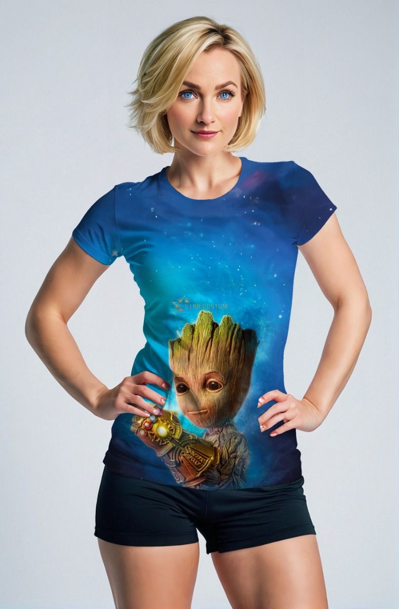 Baby Groot T-Shirt – Galactic Glow