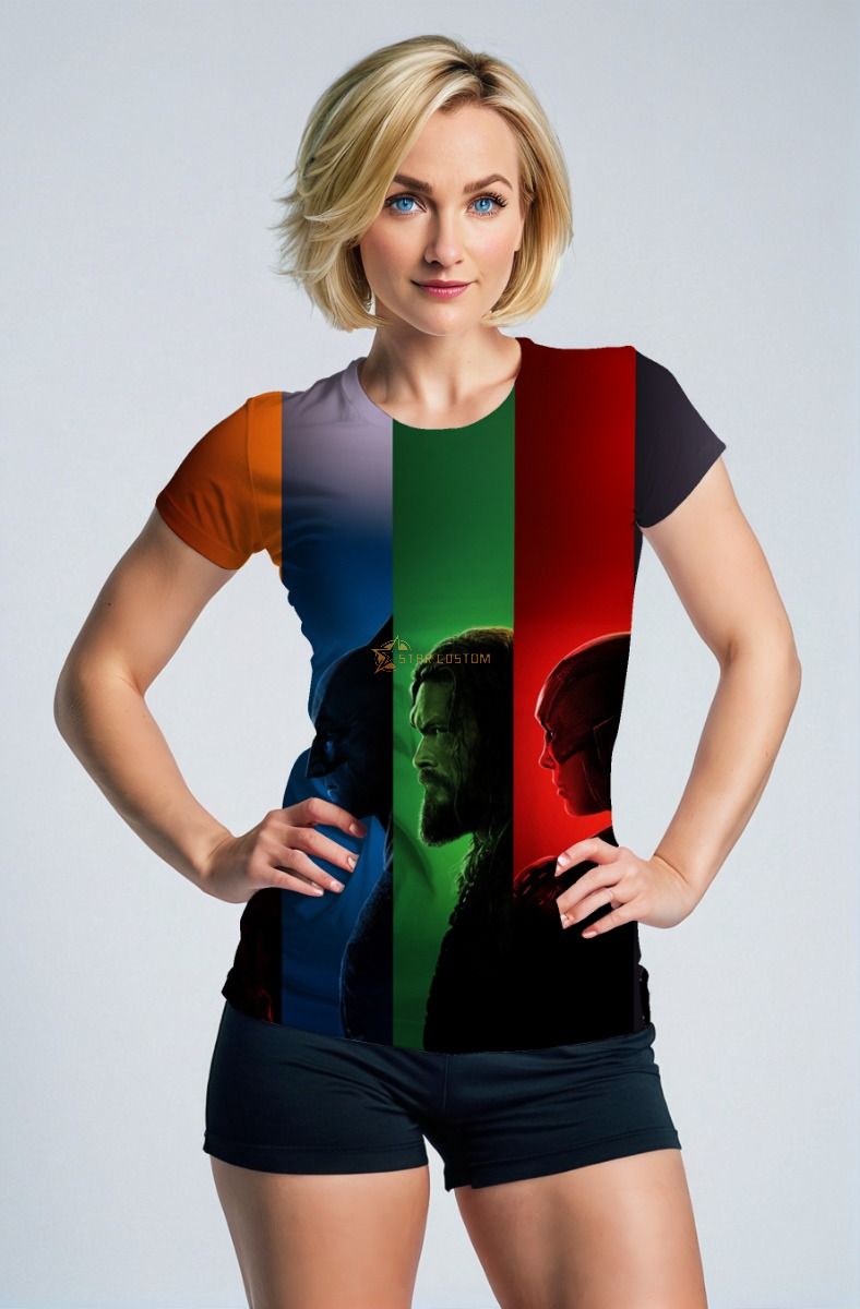 Justice League T-Shirt – Stripes of Justice