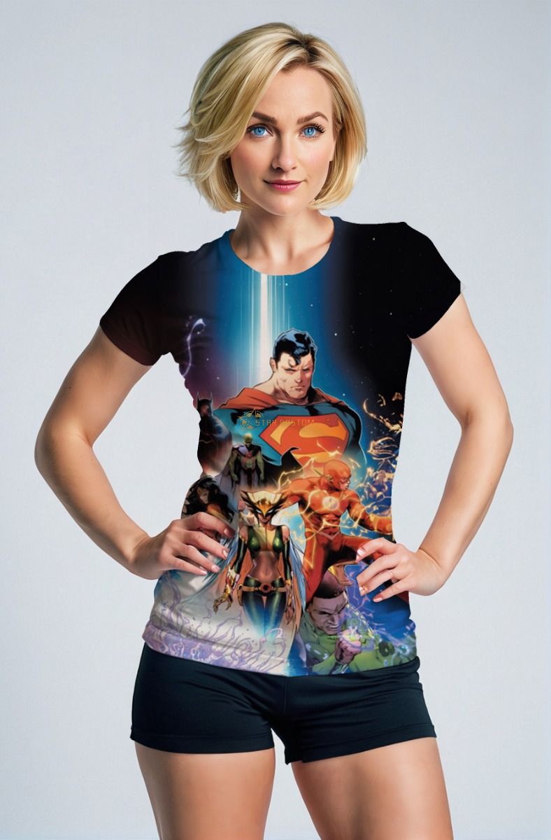 Justice League Epic Glow T-Shirt – Radiant Team