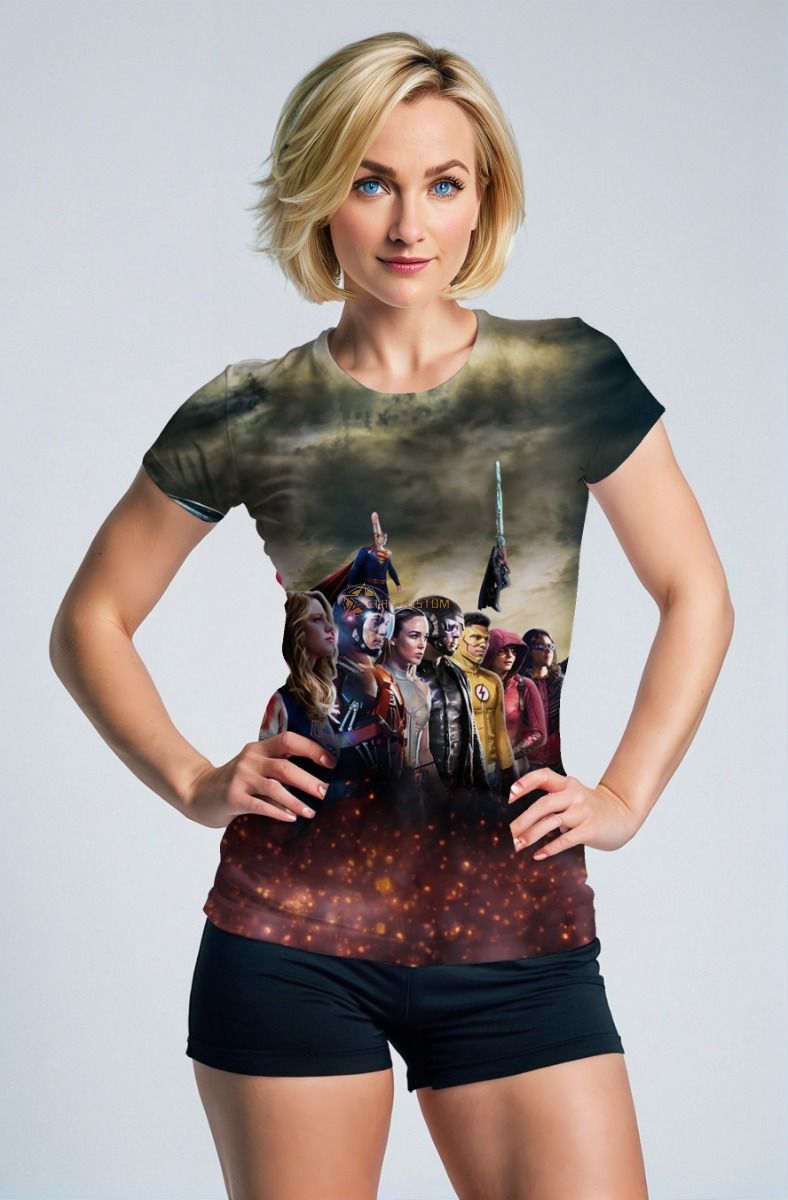 Legends United” Short Sleeve T-Shirt – Multiverse Crossover Print