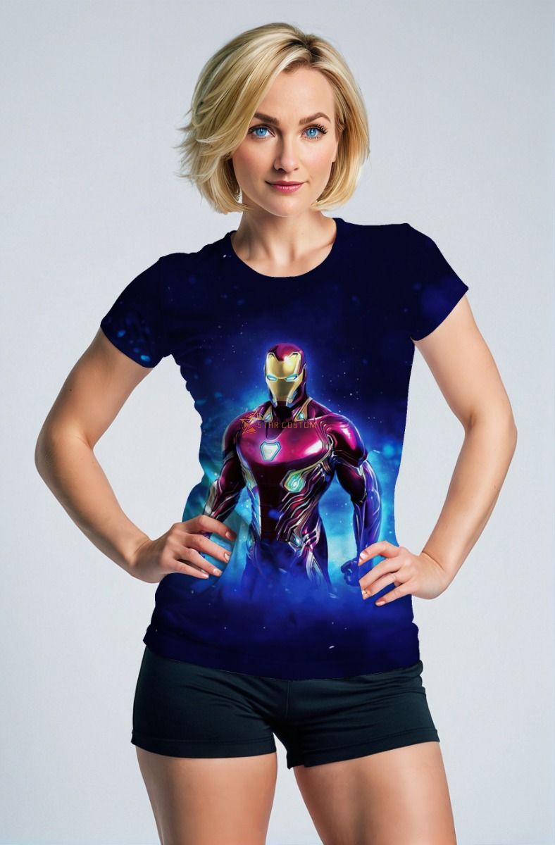 Iron Man Blue Energy Armor T-Shirt