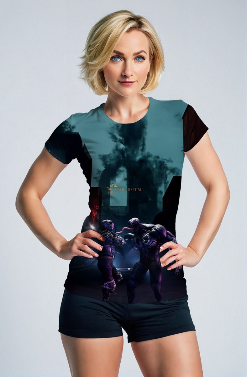 Venom vs Riot Night Battle T-Shirt