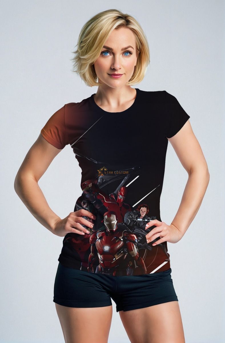 Marvel Avengers Red Armor Team Graphic T-Shirt