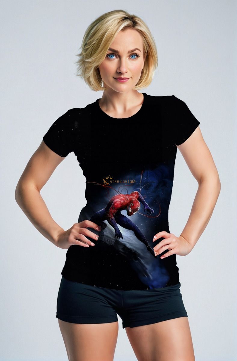 Spider-Man vs Carnage Cosmic Battle Graphic T-Shirt