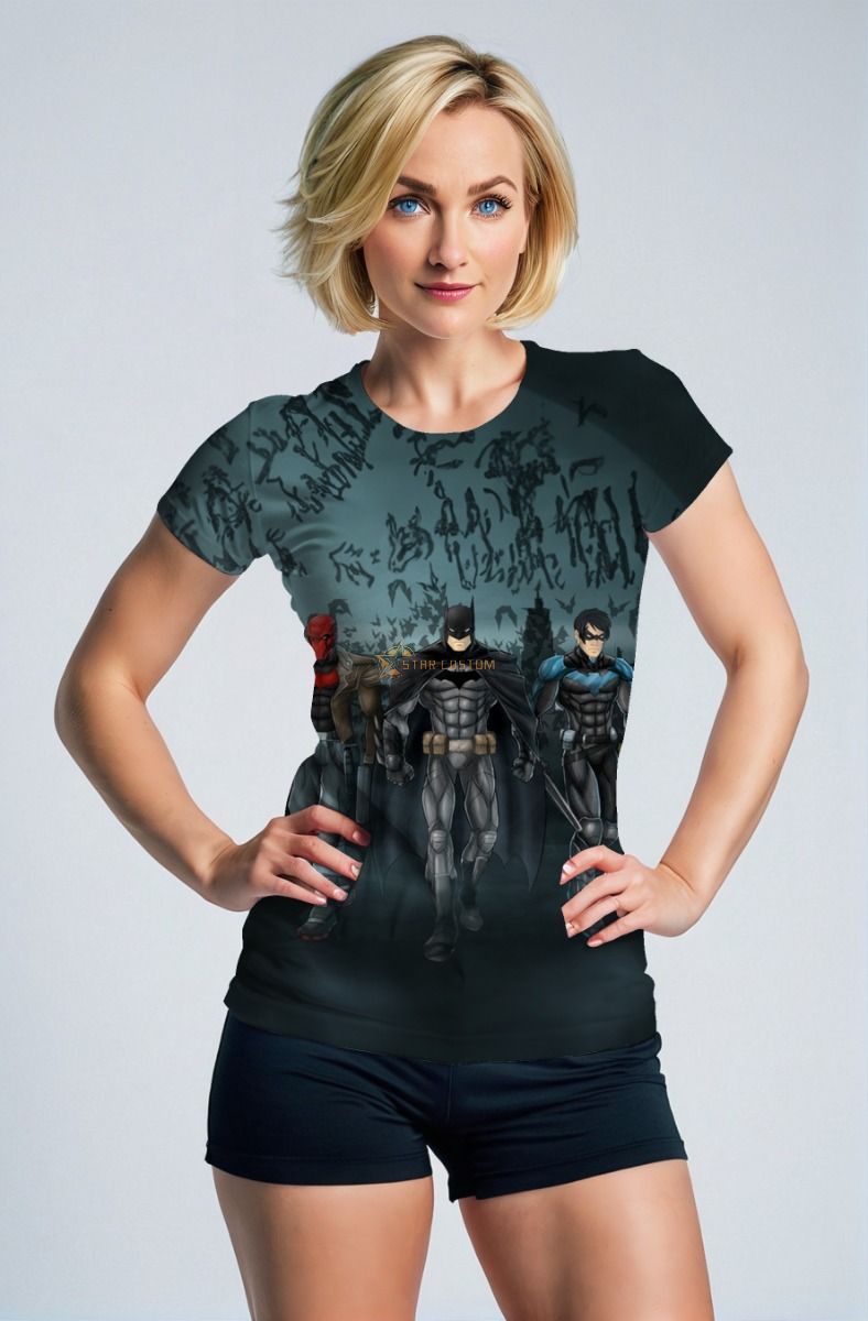 Legacy of the Bat Graphic Tee – Short Sleeve T-Shirt in Charcoal