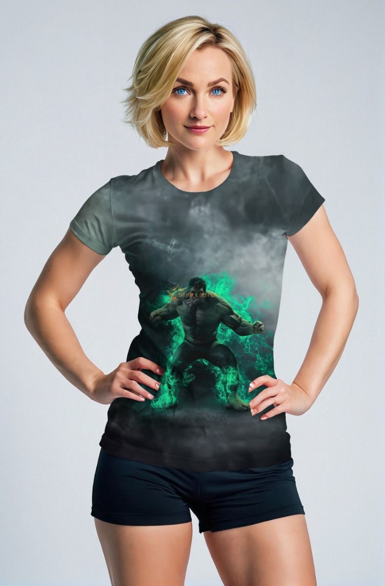 Hulk Fury Core Tee – Neon Gamma Energy Explosion T-Shirt