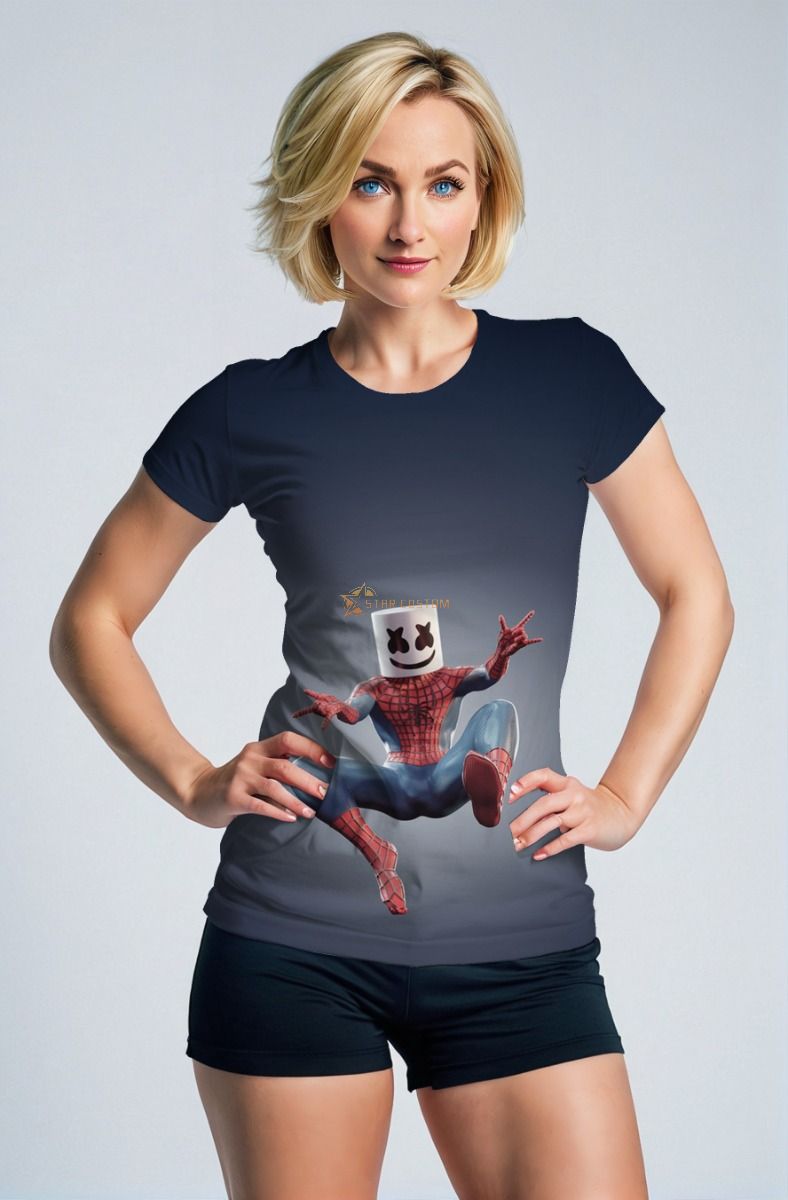 Spider-Mello Beat Swing Tee – Hero Drop Party Shirt