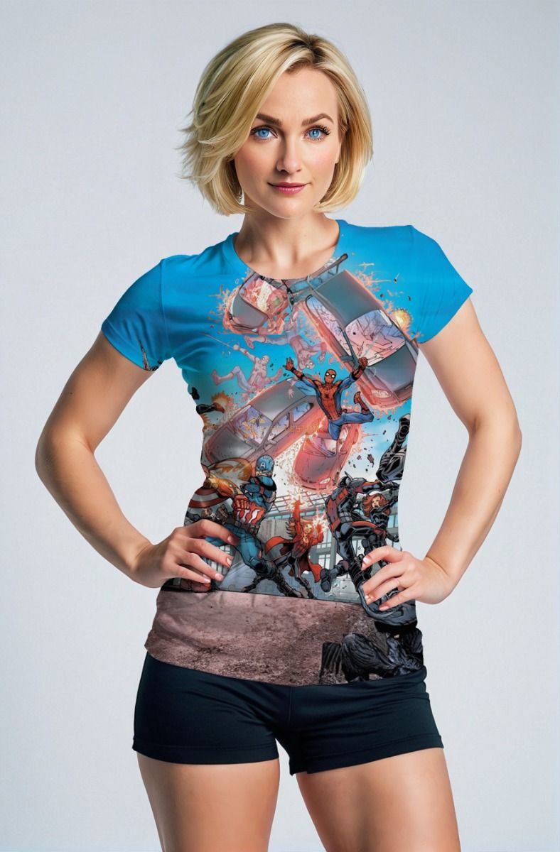 Civil Clash T-Shirt – Marvel Mayhem Unleashed