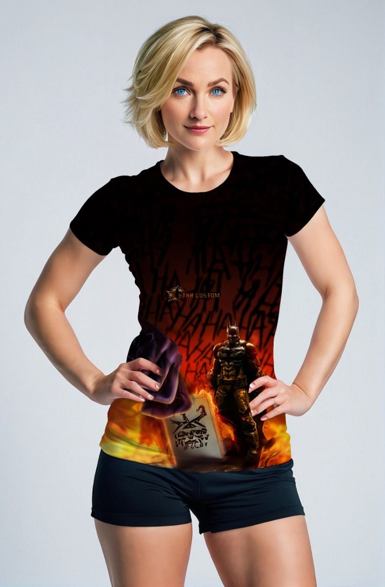 Knight of Madness Tee – Joker Graffiti & Dark Knight