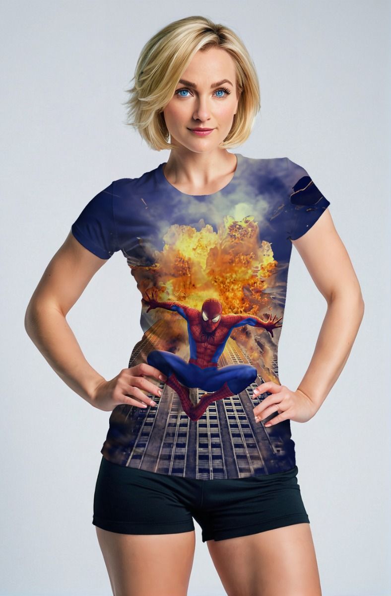 Skyburst Spider T-Shirt – Flame Leap Edition