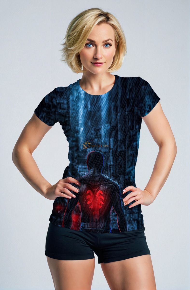 Neo-Spider T-Shirt – Rain Code Red