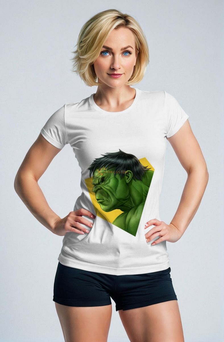 Power Pulse Tee – Hulk Graphic on White