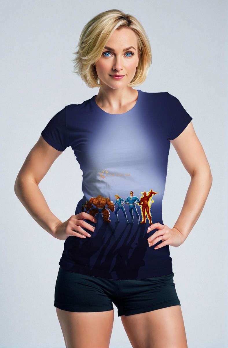 Fantastic Four (Reboot 2005) Team Heroes T-shirt