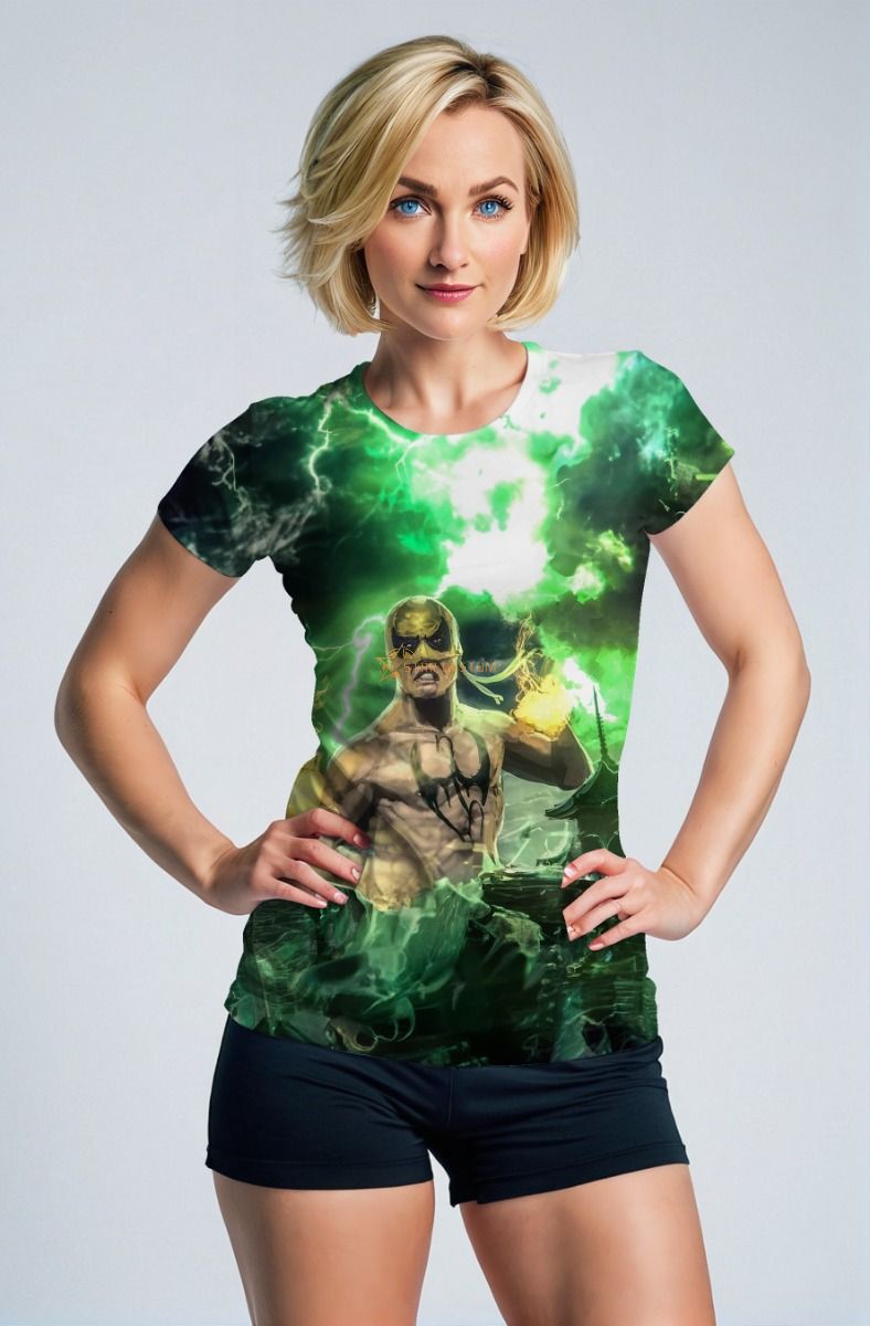 Danny Rand / Iron Fist Green & Yellow T-shirt