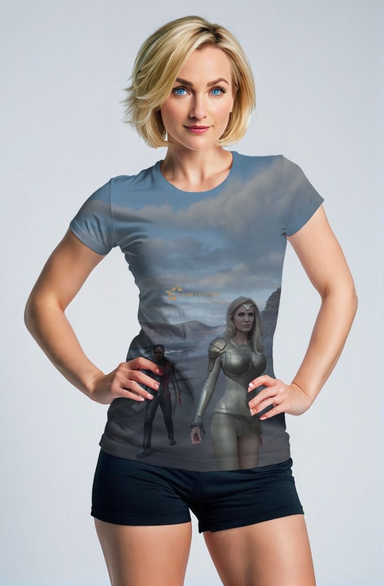 Wear your admiration for Thena with this dynamic T-shirt.