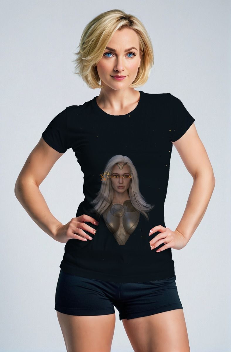 The Thena T-Shirt in beige brings a more subtle approach to showcasing Thena’s strength.