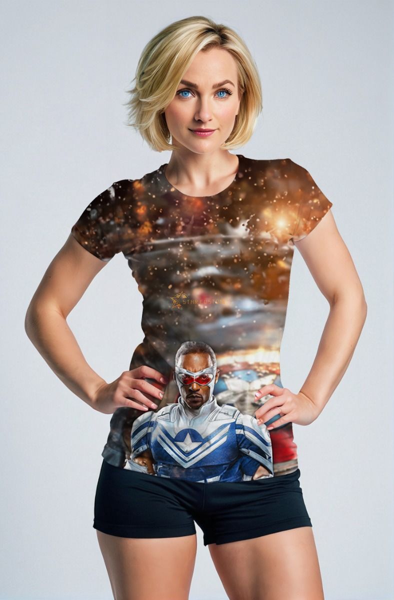 Represent new Captain America with the Sam Wilson T-Shirt