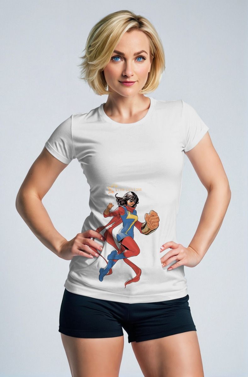 Kamala Khan / Ms. Marvel T-Shirt – Superhero Casual Wear
