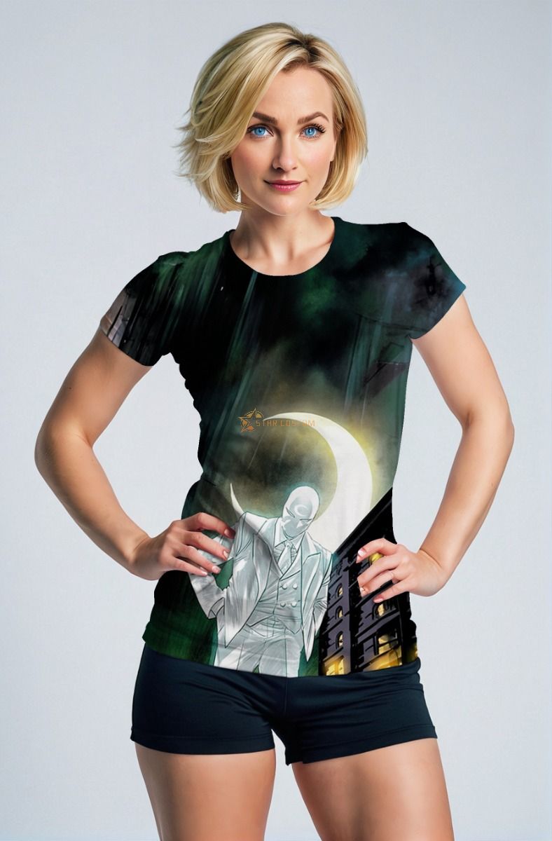 Marc Spector / Moon Knight T-Shirt – Heroic Design in Bold White