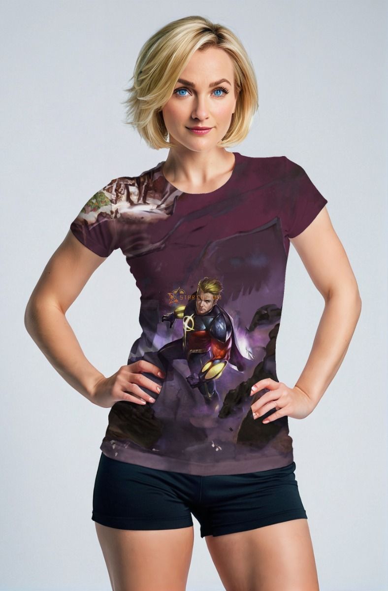 Quasar (Wendell Vaughn) T-Shirt - Cosmic Red Edition