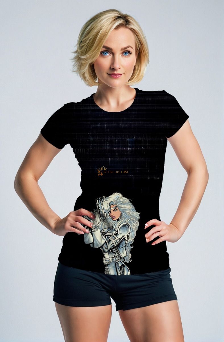 Silver Sable T-Shirt - Sleek Silver Edition