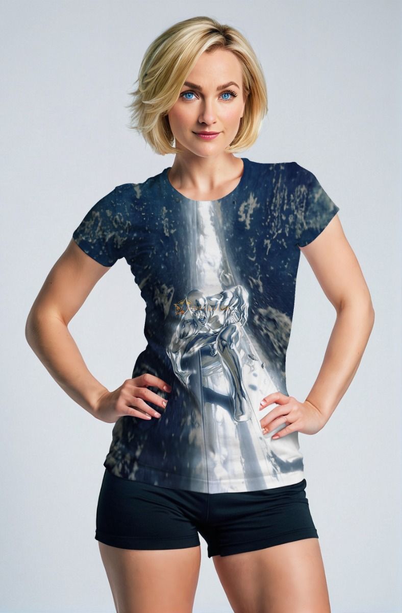 Silver Surfer (Norrin Radd) T-Shirt - Cosmic Power in Action