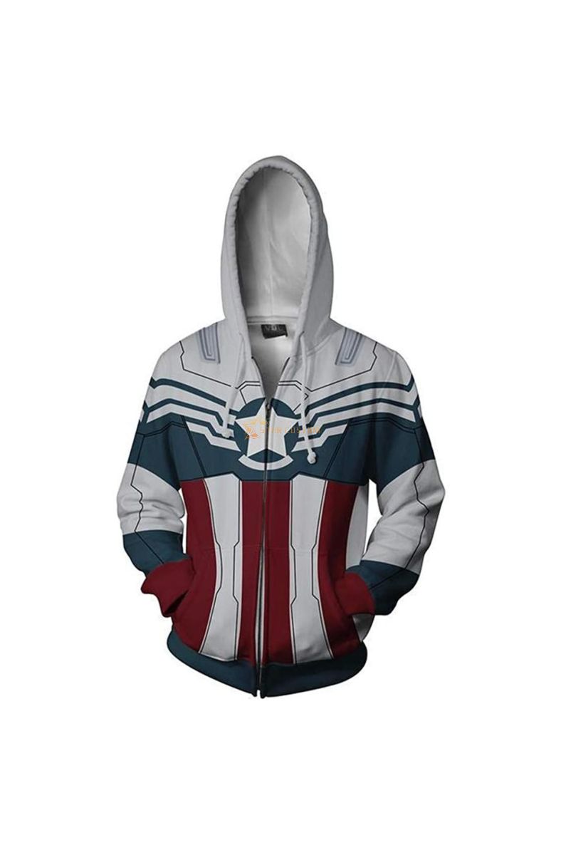 Captain America Unisex Captain America Marvel Inspired Hoodie Edition 30