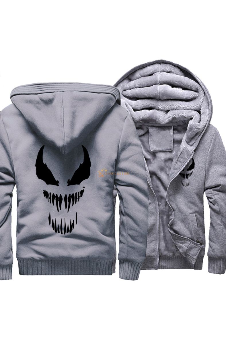 Venom Movie Series Venom Icon Super Cool Black Venom Hoodie Black