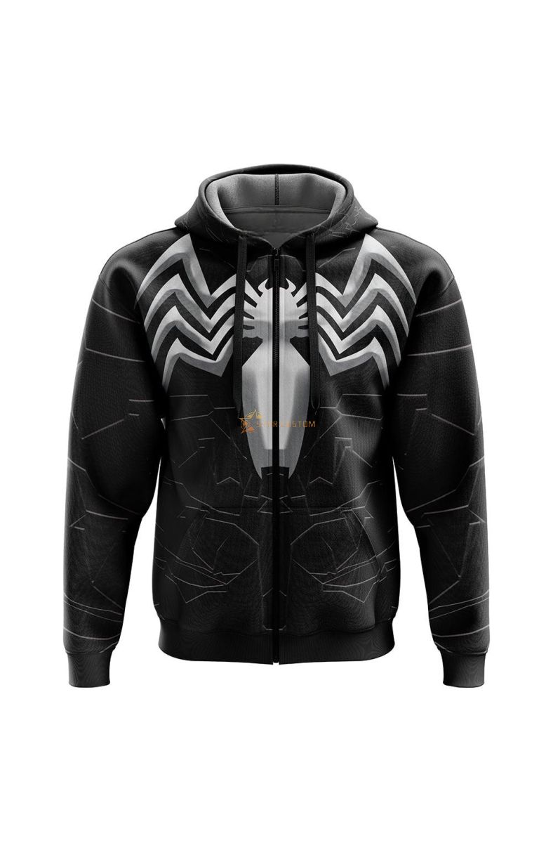 Venom Marvel Comics Zip Hoodie Jacket
