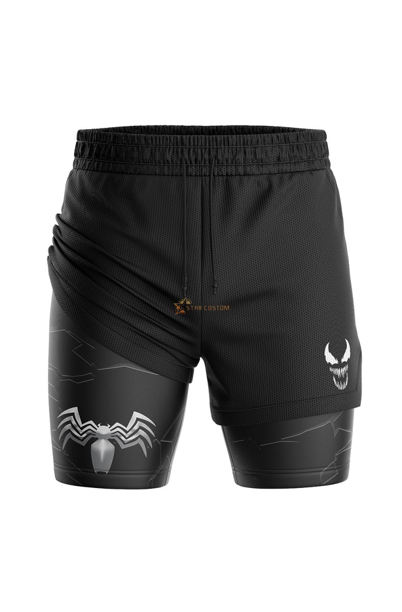 Venom Marvel Comics 2-in-1 Performance Shorts