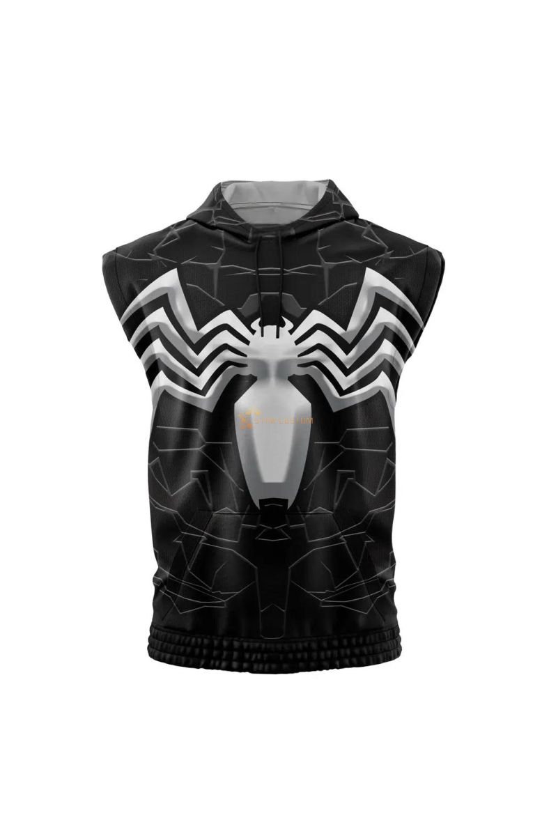 Venom Marvel Sleeveless Hoodie