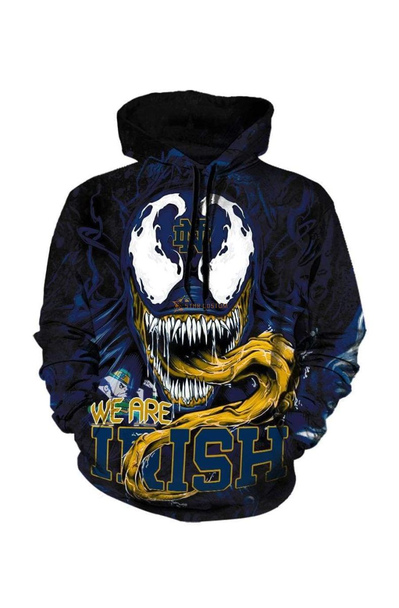 Pullover Hoodie Venom Notre Dame Fightin Hoodie