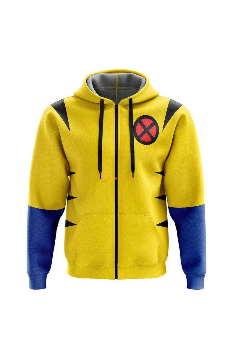 Wolverine Marvel Comics Zip Hoodie Jacket