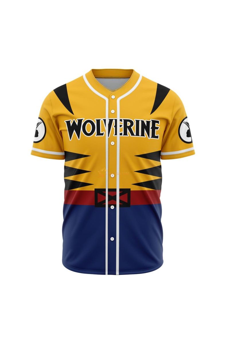 Wolverine Marvel Baseball Jersey