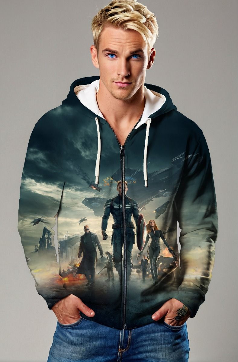 Heroes' Vanguard Zip Hoodie – Deep Forest Green Team Zip-Up